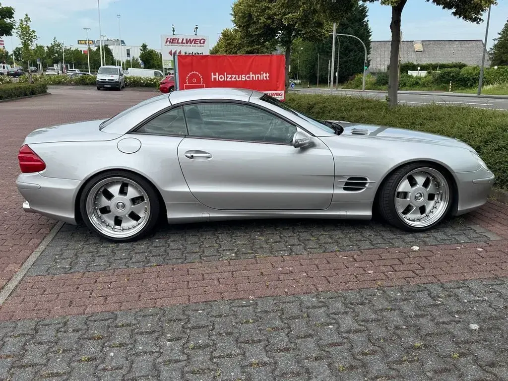 Gebraucht Mercedes SL500 306 PS (225 kW) 2002 Silber Cabrio