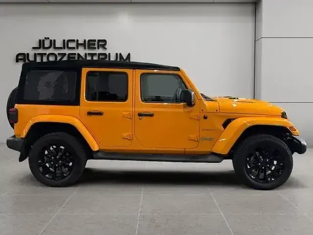 Gebraucht Jeep Wrangler Sahara 381 PS (280 kW) 2021 Orange SUV