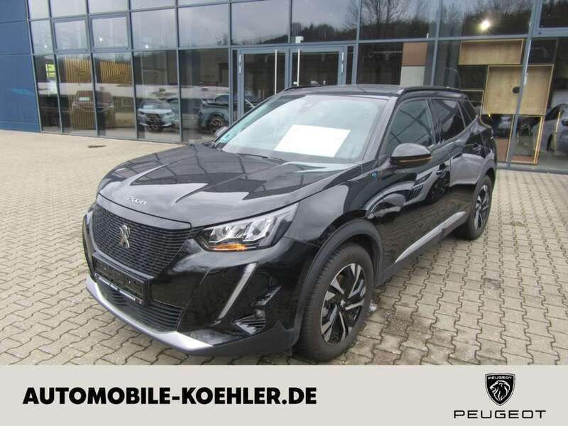 Lackierung schwarz perla nera/typ aussenverkleidung metalliclackierung Gebraucht 2021 Peugeot e-2008 Allure SUV | 16.990 € (Fairer Preis) - Bild 1/4