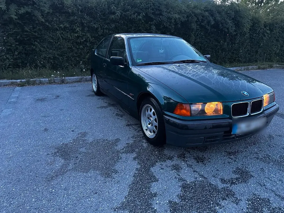 Gebraucht BMW 316 102 PS (75 kW) 1995 Grün Coupé