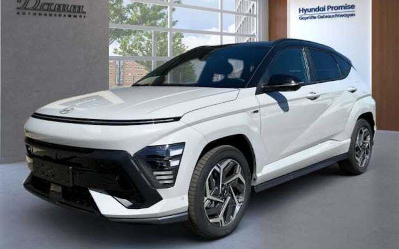 Grau Neu 2024 Hyundai Kona N Line SUV | 36.490 € (Teuer) - Bild 1/2