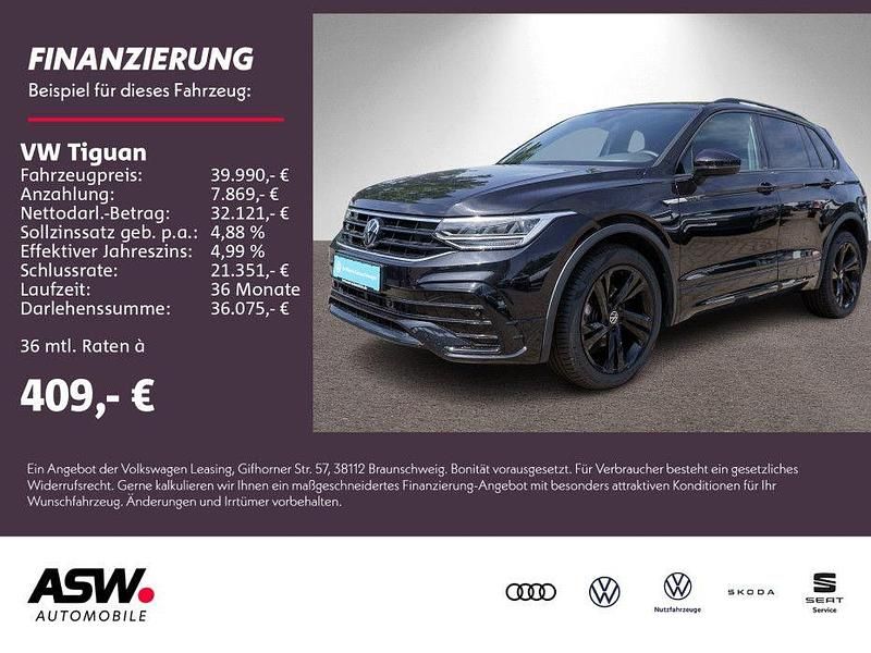 Deep black perleffekt Gebraucht 2024 VW Tiguan R-line SUV | 40.990 € (Fairer Preis) - Bild 1/4