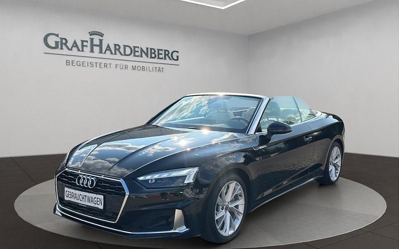 Mythosschwarz metallic Gebraucht 2023 Audi A5 Cabriolet Advanced Plus Cabrio | 41.900 € (Fairer Preis) - Bild 1/4