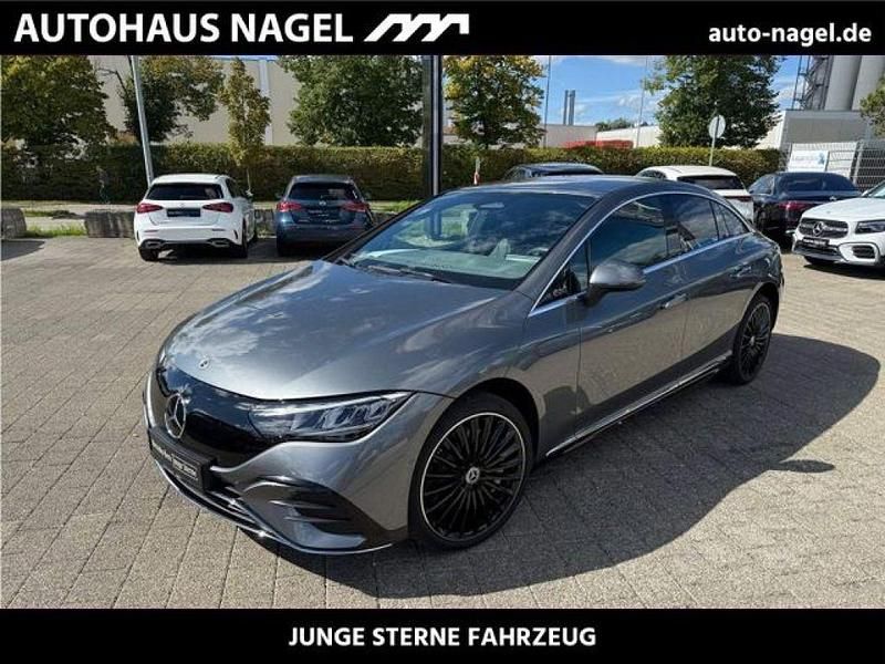 Lack selenitgrau (metallic) Gebraucht 2024 Mercedes EQE300 AMG Limousine | 44.309 € (Superpreis) - Bild 1/4