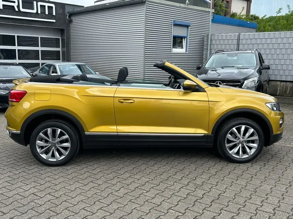 Gebraucht VW T-Roc Cabriolet Style 150 PS (110 kW) 2020 Gelb Cabrio