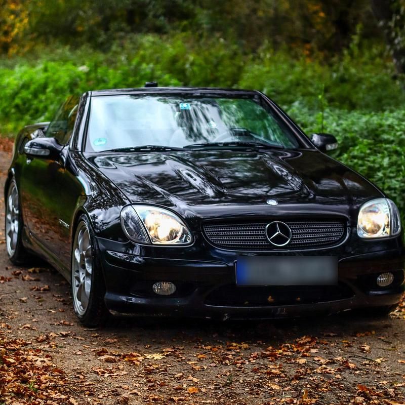 Schwarz Gebraucht 2001 Mercedes SLK200 Cabrio | 3.500 € (Guter Preis) - Bild 1/4