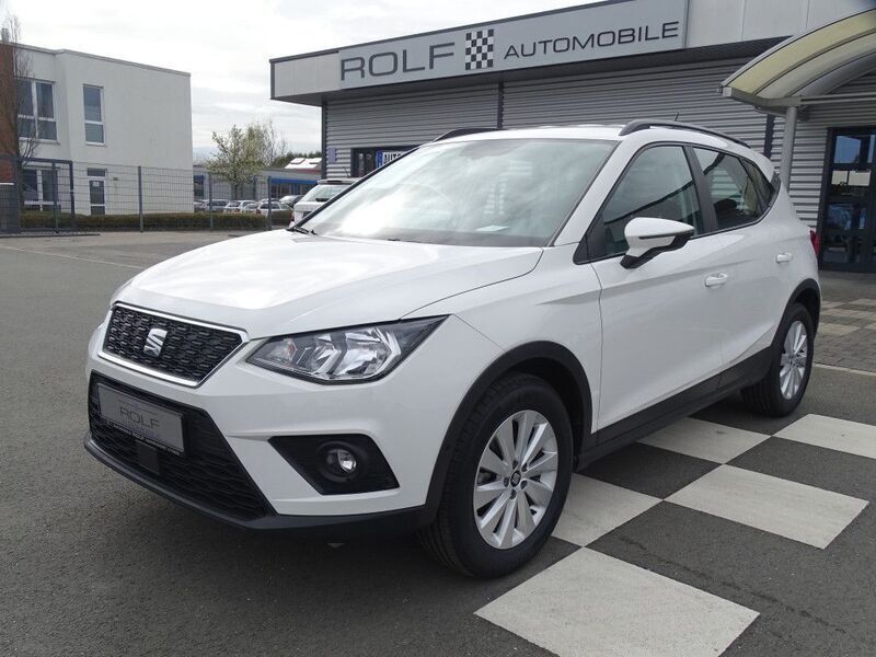 Weiß candy weiss Gebraucht 2021 Seat Arona Beats SUV | 17.690 € (Fairer Preis) - Bild 1/3