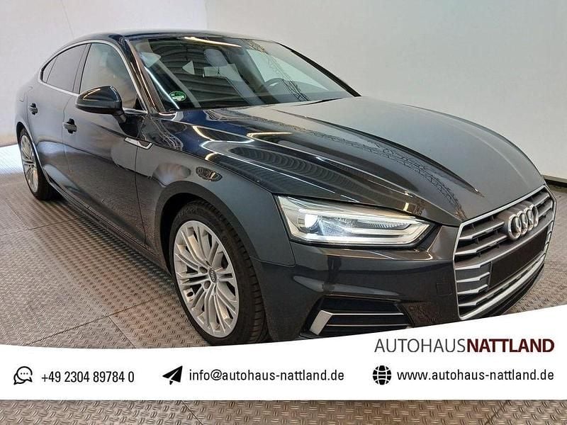 Manhattangrau metallic Gebraucht 2018 Audi A5 Sportback Sport Limousine | 17.950 € (Guter Preis) - Bild 1/4