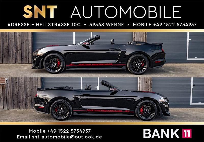 Second-hand Ford Mustang 450 CP (330 kW) 2017 Negru Cabrio