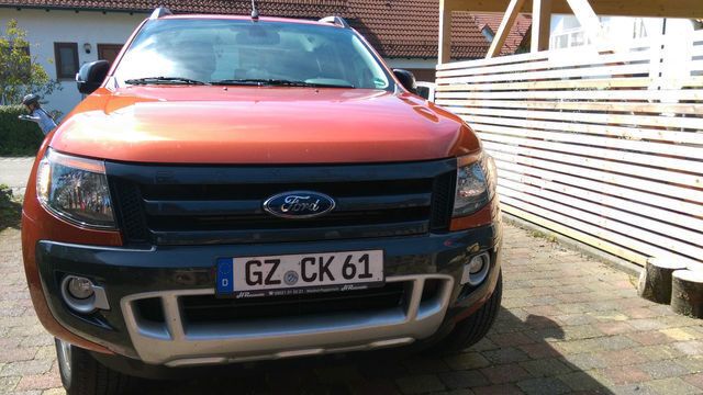 Orange metallic Gebraucht 2014 Ford Ranger Wildtrack Abholung | 18.456 € (Superpreis) - Bild 1/4