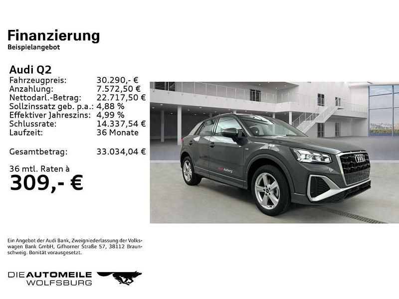 Gebraucht Audi Q2 S-Line 150 PS (110 kW) 2025 Daytonagrau perleffekt SUV