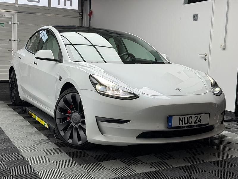 Gebraucht Tesla Model 3 Performance 377 kW (513 PS) 2020 Weiß Limousine