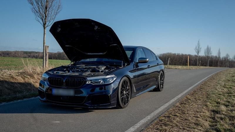 Gebraucht BMW M550 Performance 530 PS (389 kW) 2019 Blau Limousine