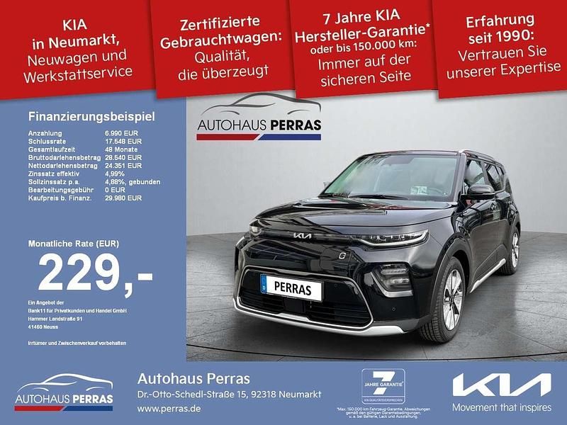 Fusion black Gebraucht 2023 Kia Soul EV Inspiration SUV | 29.980 € (Fairer Preis) - Bild 1/4