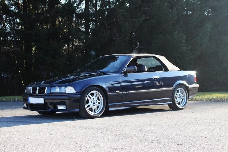 Schwarz Gebraucht 1999 BMW 320 Cabriolet M Sport Cabrio | 11.550 € (Fairer Preis) - Bild 1/4