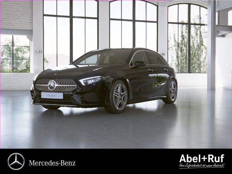 Unilack nachtschwarz Gebraucht 2022 Mercedes A250 AMG Limousine | 25.978 € (Guter Preis) - Bild 1/4