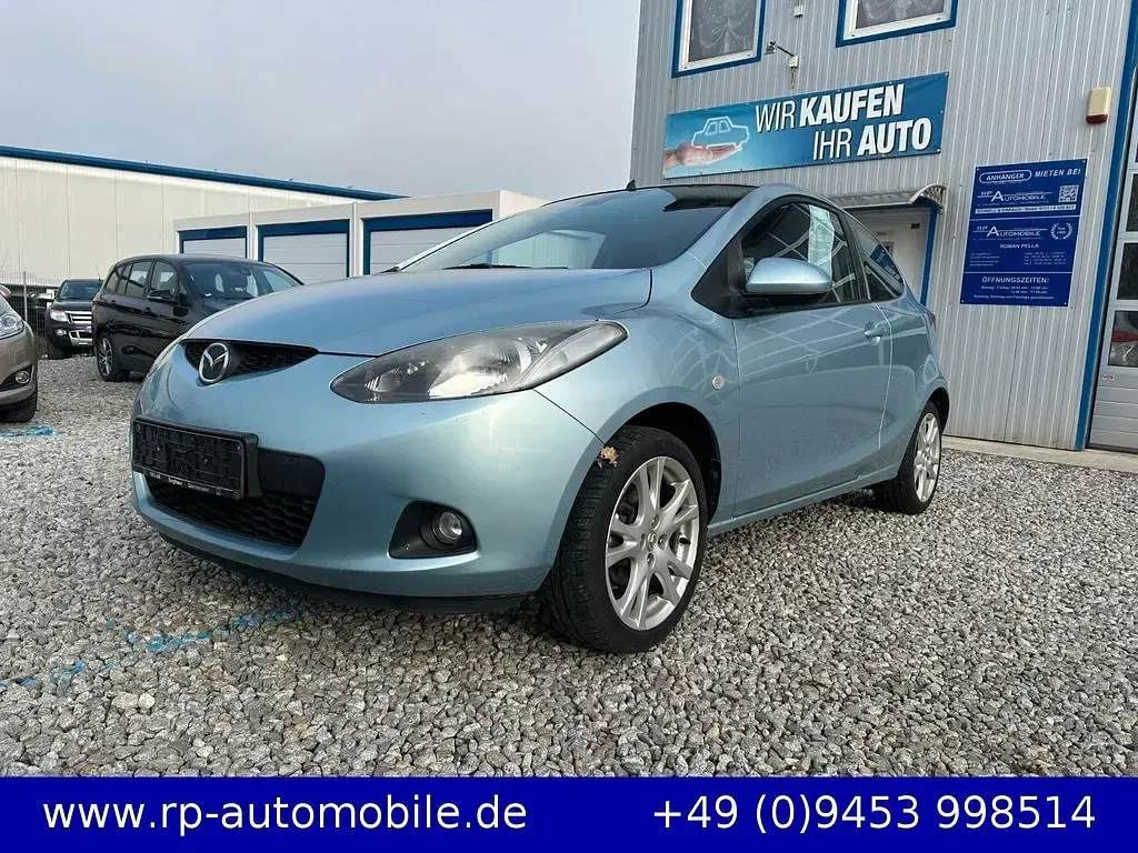 Gebraucht Mazda 2 Inclusive 86 PS (63 kW) 2009 Blau Kleinwagen