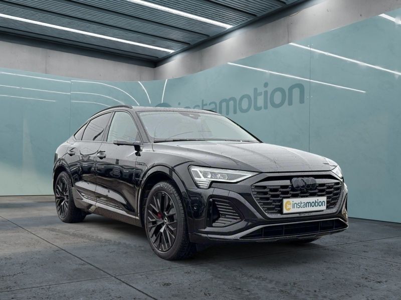Schwarz Gebraucht 2023 Audi Q8 e-tron S-Line SUV | 64.190 € (Guter Preis) - Bild 1/4