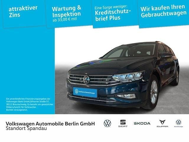 Aquamarinblau metallic Gebraucht 2024 VW Passat Business Kombi | 24.450 € - Bild 1/4