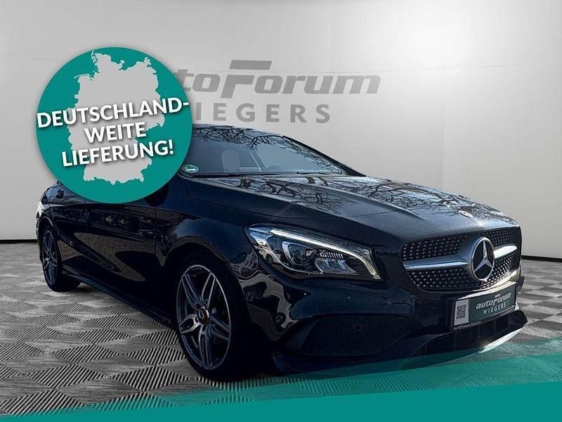 Schwarz Gebraucht 2017 Mercedes CLA180 AMG line Limousine | 17.881 € (Etwas zu teuer) - Bild 1/4