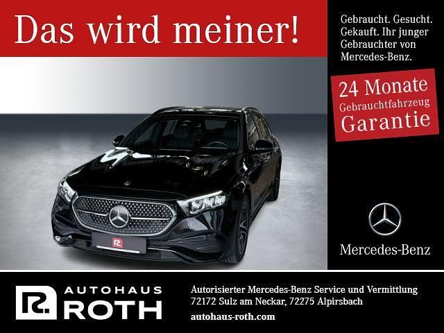 Gebraucht Mercedes E220 AMG 197 PS (144 kW) 2024 Black metallic Kombi
