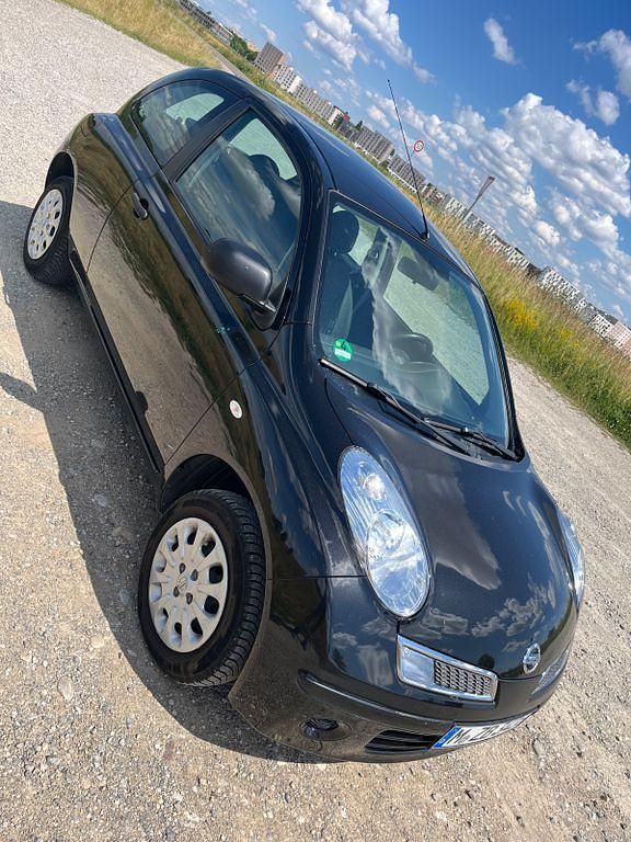 Schwarz Gebraucht 2010 Nissan Micra Visia Kleinwagen | 1.600 € (Fairer Preis) - Bild 1/4
