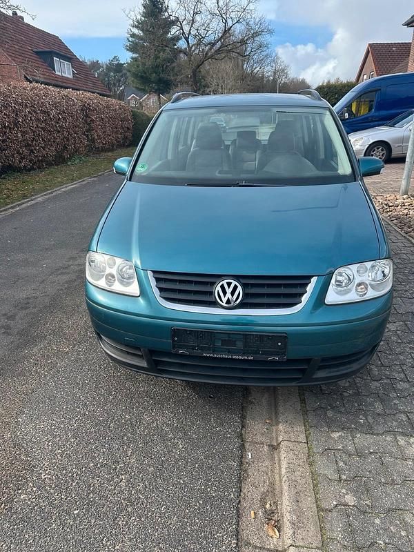 Gebraucht VW Touran 90 PS (66 kW) 2003 Grün Van / Kleinbus