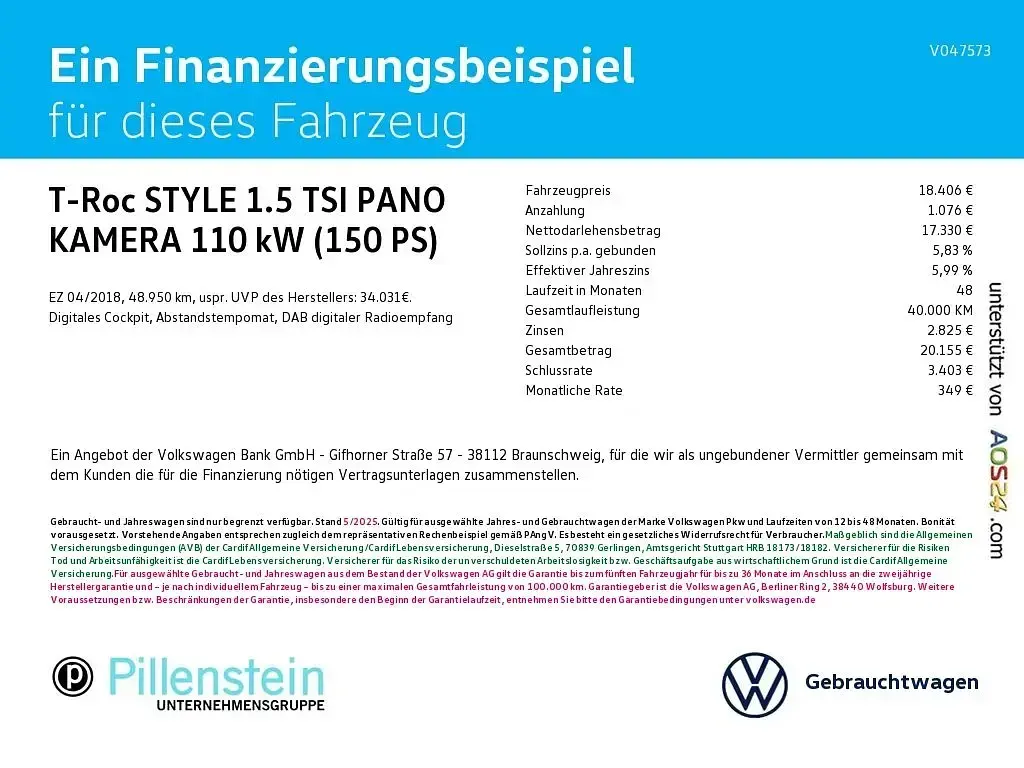 Gebraucht VW T-Roc Style 150 PS (110 kW) 2018 Orange SUV