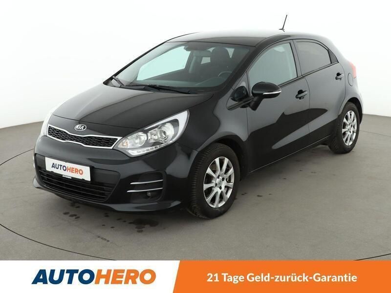 Schwarz Gebraucht 2015 Kia Rio DREAM-TEAM Edition Kleinwagen | 8.330 € (Fairer Preis) - Bild 1/3