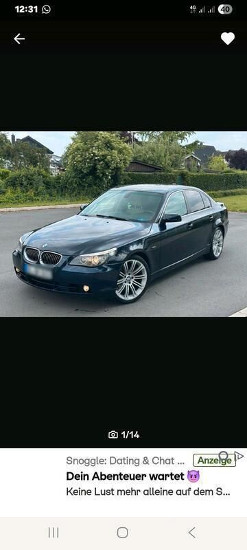 Blau Gebraucht 2008 BMW 523 Limousine | 5.500 € (Fairer Preis) - Bild 1/4