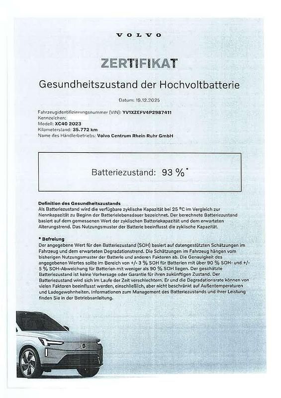 Gebraucht Volvo XC40 Plus 169 kW (231 PS) 2022 Grau thunder grey / metallic SUV