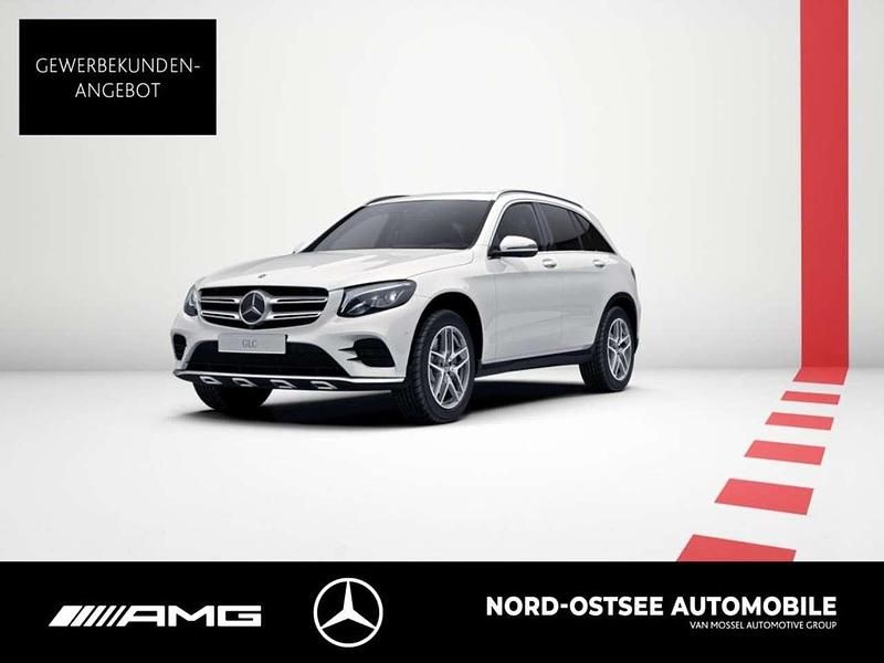 Unilack polarweiß Gebraucht 2018 Mercedes GLC220 SUV | 24.490 € (Fairer Preis) - Bild 1/3