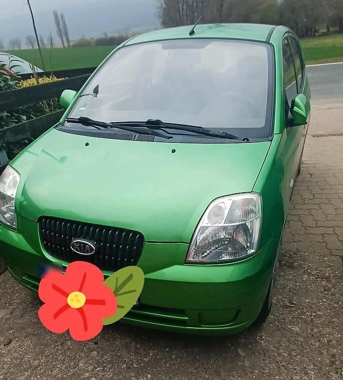 Gebraucht Kia Picanto 61 PS (44 kW) 2007 Grün Kleinwagen