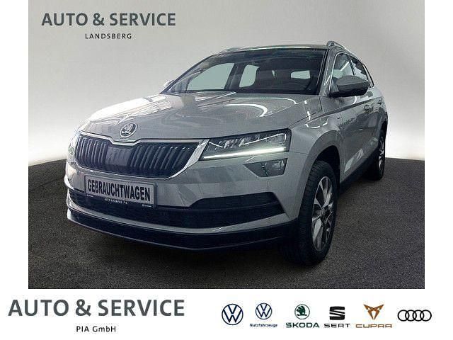 Stahlgrau Gebraucht 2021 Skoda Karoq Clever SUV | 22.990 € (Fairer Preis) - Bild 1/4