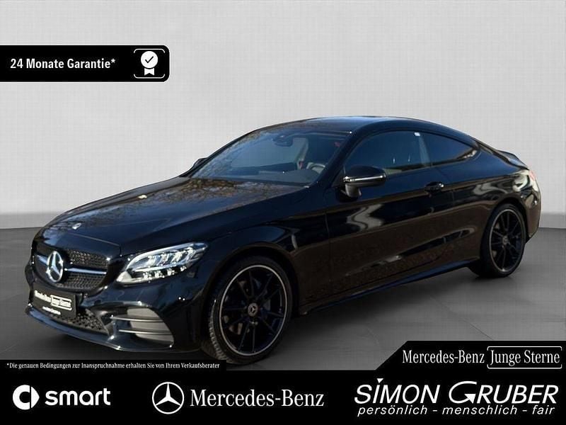 Gebraucht Mercedes C180 AMG 156 PS (114 kW) 2022 Schwarz Coupé