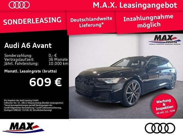 Mythosschwarz metallic Gebraucht 2025 Audi A6 S-Line Kombi | 61.980 € (Superpreis) - Bild 1/3