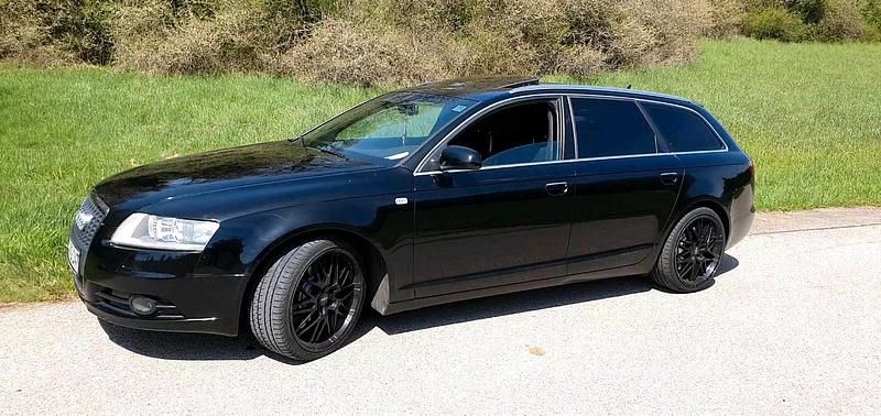 Schwarz Gebraucht 2008 Audi A6 S-Line Kombi | 1.800 € (Superpreis) - Bild 1/4