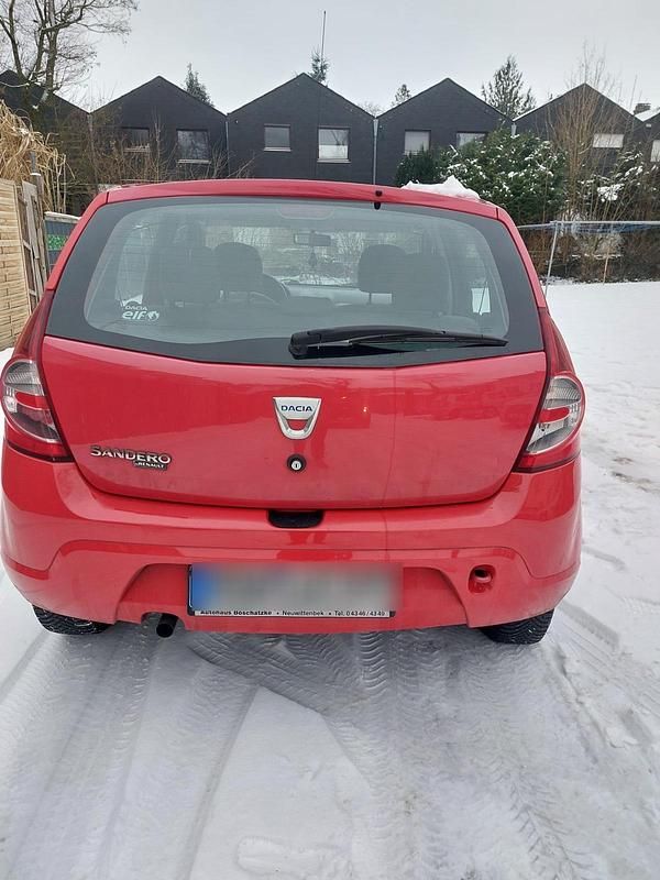 Gebraucht Dacia Sandero 2010 Rot Kleinwagen