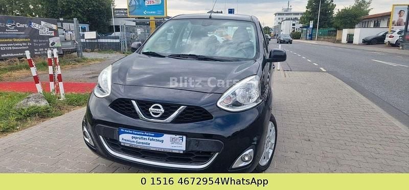 Schwarz Gebraucht 2016 Nissan Micra Acenta Kleinwagen | 4.900 € (Guter Preis) - Bild 1/4