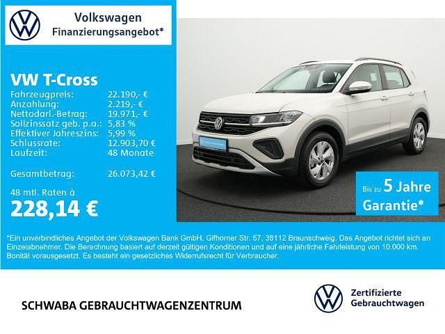 Ascotgrau Gebraucht 2024 VW T-Cross Life SUV | 22.190 € (Fairer Preis) - Bild 1/4