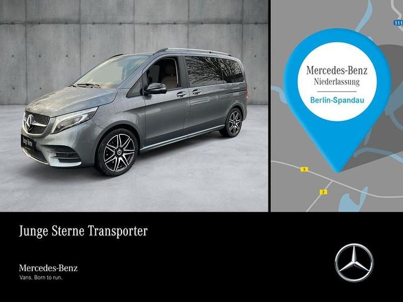 Grau Gebraucht 2021 Mercedes V250 Avantgarde Edition Van / Kleinbus | 53.990 € (Teuer) - Bild 1/4