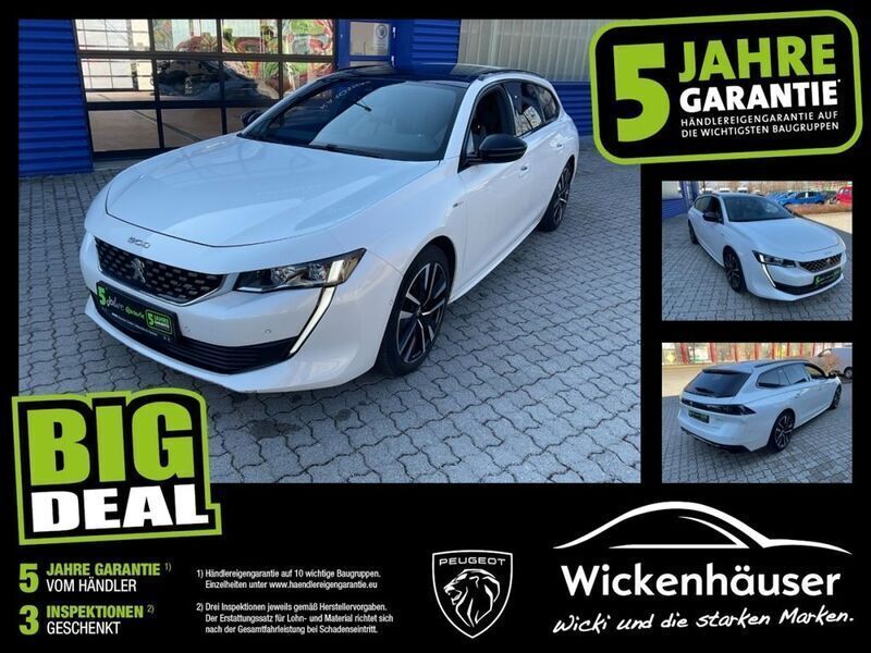 Lack weiss perlglänzend/typ au Gebraucht 2020 Peugeot 508 GT Kombi | 24.490 € (Fairer Preis) - Bild 1/4