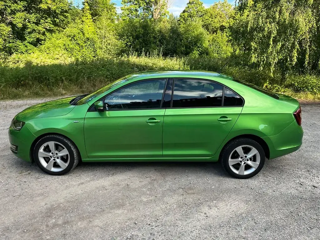 Gebraucht Skoda Rapid Clever 110 PS (80 kW) 2018 Grün Kleinwagen