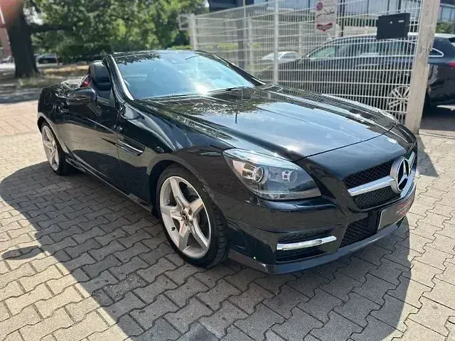 Gebraucht Mercedes SLK250 AMG line 204 PS (150 kW) 2011 Schwarz Cabrio