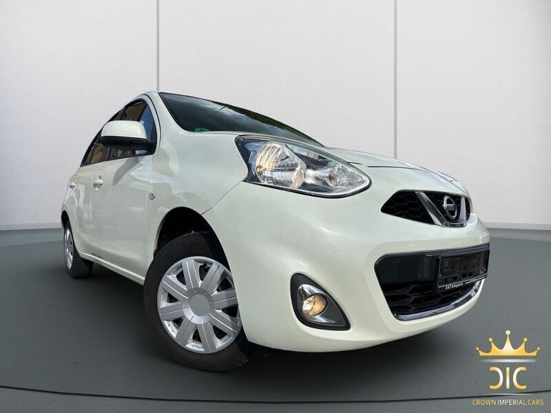 Weiß Gebraucht 2015 Nissan Micra Acenta Kleinwagen | 4.495 € (Superpreis) - Bild 1/4