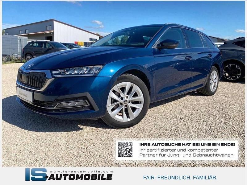 Modra lava/lava blau Gebraucht 2022 Skoda Octavia Style Kombi | 21.499 € (Fairer Preis) - Bild 1/4