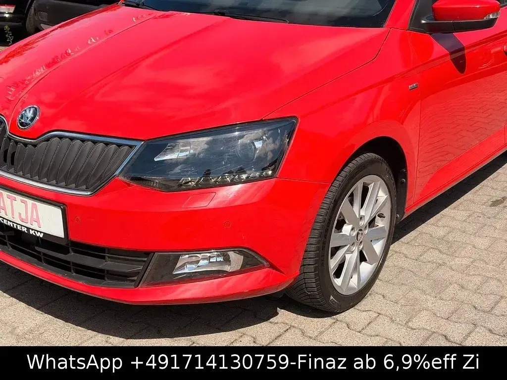Gebraucht Skoda Fabia Clever 95 PS (69 kW) 2018 Rot Limousine