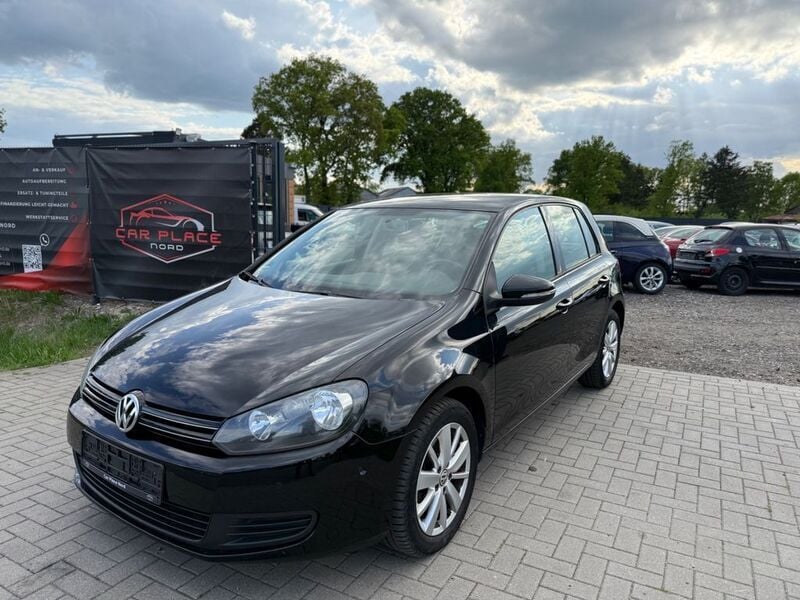 Schwarz Gebraucht 2012 VW Golf VI Comfortline Kleinwagen | 5.390 € (Guter Preis) - Bild 1/4