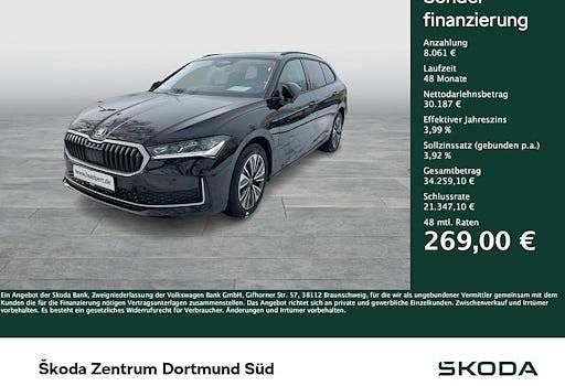 Gebraucht Skoda Superb Selection 150 PS (110 kW) 2025 Schwarz Kombi