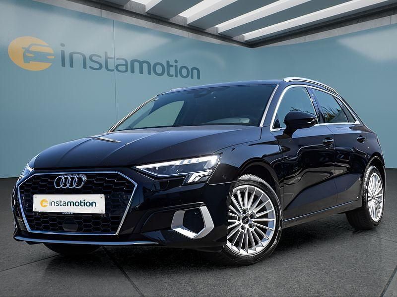 Schwarz Gebraucht 2023 Audi A3 Sportback Kleinwagen | 22.449 € (Fairer Preis) - Bild 1/4